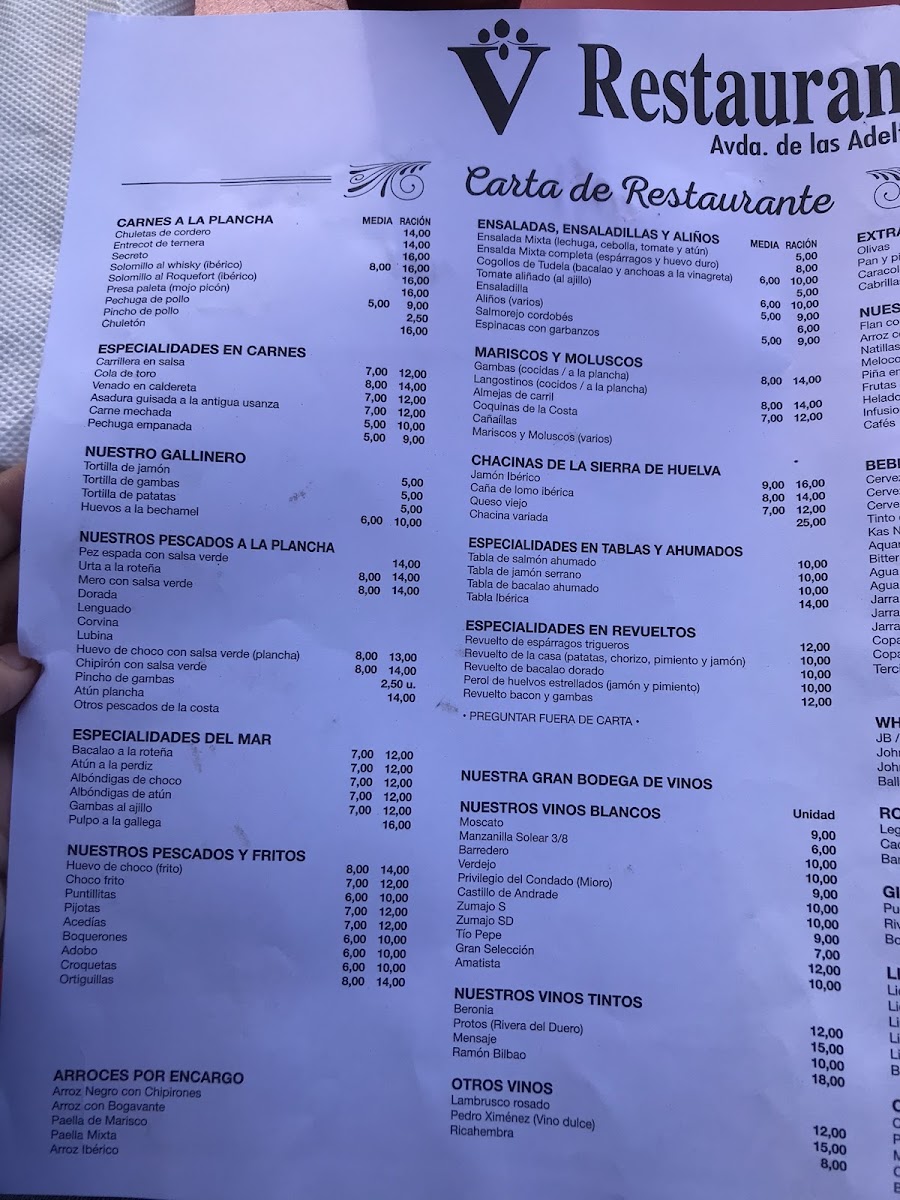 Menu Restaurante Victoria-2